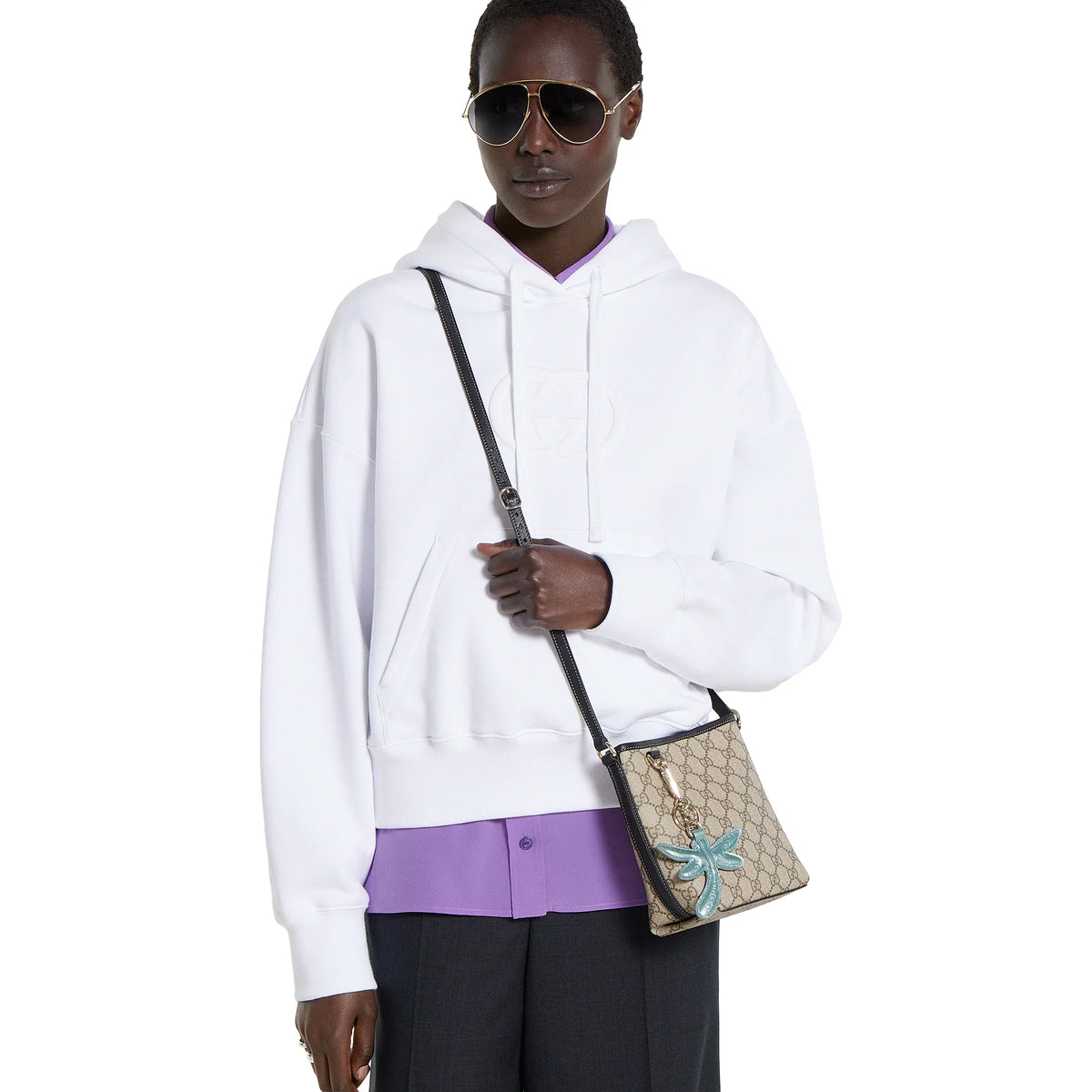 GG Emblem nano bucket bag