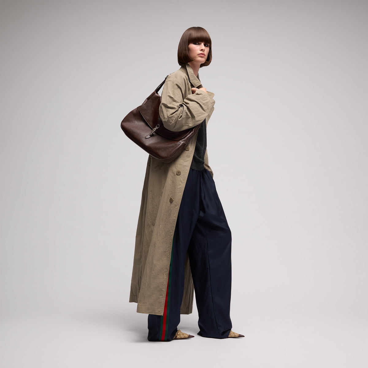 Jackie Flap large crossbody bag